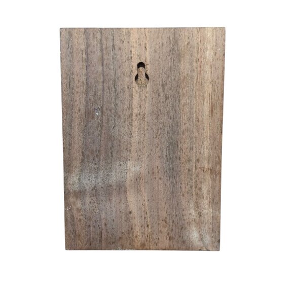 Serenity Prayer Wall Plaque With Gold Praying Hands On Wooden Base - Picture 4 of 7